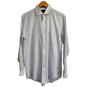 Cambridge Classics Pastel Stripe Button-Down Shirt 90s Preppy